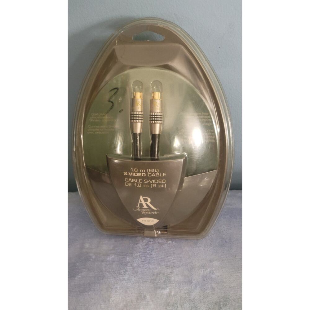 ACOUSTIC RESEARCH HT121C Home Theater 6 Ft S Video Cable NEW